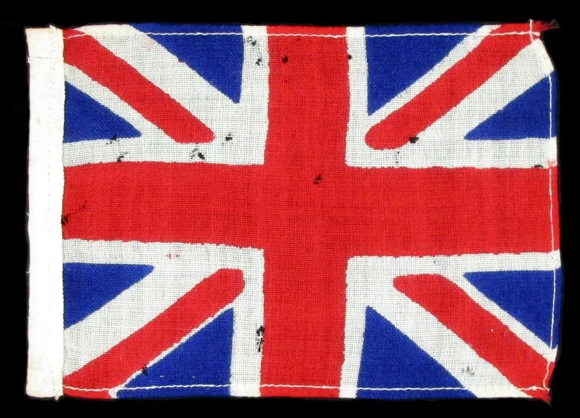Antique Union Jack Parade Flag | Circa WWI Era BONSELL | AMERICANA